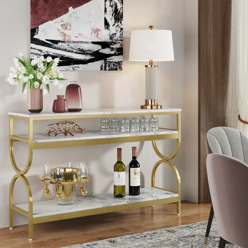 3 Tier Console Table for Entryway, Hallway, living room and office
